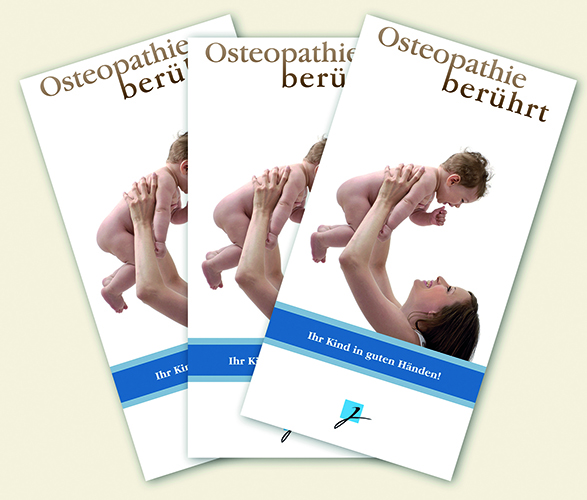 Praxisbroschüre: Kinderosteopathie - modern (Fotos statt Grafiken)